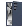 Newface Samsung Galaxy S25 Ultra Kılıf Nano içi Kadife Silikon - Lacivert