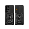 Newface Samsung Galaxy S25 Ultra Kılıf Pars Lens Yüzüklü Silikon