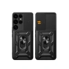 Newface Samsung Galaxy S25 Ultra Kılıf Pars Lens Yüzüklü Silikon