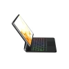 Newface Samsung Galaxy T870 Tab S7 11 Kılıf Eternal Ledli Klavyeli Tablet Kılıfı - Siyah