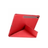 Newface Samsung Galaxy X610 Tab S9 FE Plus 12.4 Kılıf Kalemlikli Mars Tablet Kılıfı - Kırmızı
