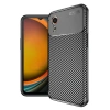 Newface Samsung Galaxy XCover 7 Kılıf Auto Focus Karbon Kapak - Siyah
