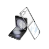 Newface Samsung Galaxy Z Flip 5 Kılıf Fold Element Kapak - Gümüş