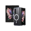 Newface Samsung Galaxy Z Fold 4 Kılıf Magneticsafe Şeffaf Silikon - Şeffaf