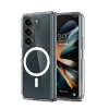 Newface Samsung Galaxy Z Fold 6 Kılıf Magneticsafe Şeffaf Silikon - Şeffaf