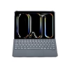 Newface T5504D iPad Pro 11 (2024) Kılıf Palermo Ledli Klavyeli Standlı Tablet Kılıfı - Siyah