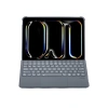 T5504D iPad Pro 11 (2024) Kılıf Palermo Ledli Klavyeli Standlı Tablet Kılıfı - Siyah