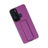 Newface Tecno Pova Neo Kılıf Mega Standlı Silikon - Mor