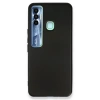 Newface Tecno Spark 7 Pro Kılıf First Silikon - Siyah