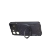Newface Vivo Y16 Kılıf Joy Lens Standlı Kapak - Siyah