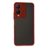 Newface Vivo Y17S Kılıf Montreal Silikon Kapak - Kırmızı