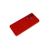 Newface Vivo Y17S Kılıf Nano içi Kadife Silikon - Kırmızı