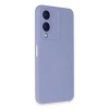 Newface Vivo Y17S Kılıf Nano içi Kadife Silikon - Lila