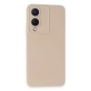Newface Vivo Y17S Kılıf Nano içi Kadife Silikon - Pudra