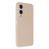 Newface Vivo Y17S Kılıf Nano içi Kadife Silikon - Pudra