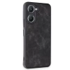 Newface Vivo Y18 Kılıf Aras Deri Kapak - Siyah