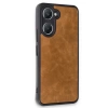Newface Vivo Y18 Kılıf Aras Deri Kapak - Taba
