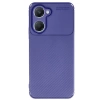 Newface Vivo Y18 Kılıf Auto Focus Karbon Kapak - Lacivert
