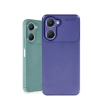 Newface Vivo Y18 Kılıf Auto Focus Karbon Kapak - Lacivert