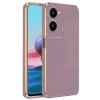 Newface Vivo Y18 Kılıf Volet Silikon - Mor