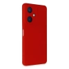 Newface Vivo Y27 Kılıf Nano içi Kadife Silikon - Kırmızı