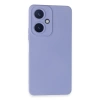 Newface Vivo Y27 Kılıf Nano içi Kadife Silikon - Lila