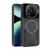 Newface Xiaomi 14T Pro Kılıf Joy Lens Standlı Kapak - Siyah