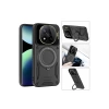 Newface Xiaomi 14T Pro Kılıf Joy Lens Standlı Kapak - Siyah
