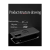 Newface Xiaomi Mi 10 Lite Kılıf Range Yüzüklü Silikon - Siyah