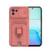 Newface Xiaomi Mİ 11 Lite Kılıf Zuma Kartvizitli Yüzüklü Silikon