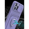 Newface Xiaomi Mİ 11 Lite Kılıf Zuma Kartvizitli Yüzüklü Silikon