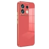 Newface Xiaomi Poco M6 Pro 4G Kılıf Volet Silikon - Kırmızı