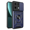 Newface Xiaomi Poco X6 Pro Kılıf Pars Lens Yüzüklü Silikon - Lacivert