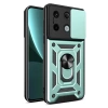 Newface Xiaomi Poco X6 Pro Kılıf Pars Lens Yüzüklü Silikon - Yeşil