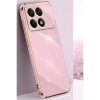Newface Xiaomi Poco X6 Pro Kılıf Volet Silikon - Pembe