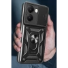 Newface Xiaomi Poco X7 Pro Kılıf Pars Lens Yüzüklü Silikon