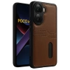 Newface Xiaomi Poco X7 Pro Kılıf Sara Kartvizitli Deri Kılıf