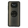 Newface Xiaomi Pocophone X3 Kılıf Montreal Yüzüklü Silikon Kapak