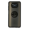 Newface Xiaomi Pocophone X3 Kılıf Montreal Yüzüklü Silikon Kapak