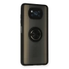 Newface Xiaomi Pocophone X3 Kılıf Montreal Yüzüklü Silikon Kapak