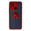 Newface Xiaomi Redmi 10C Kılıf Montreal Yüzüklü Silikon Kapak
