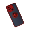 Newface Xiaomi Redmi 10C Kılıf Montreal Yüzüklü Silikon Kapak