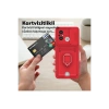 Newface Xiaomi Redmi 12C Kılıf Zuma Kartvizitli Yüzüklü Silikon