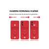 Newface Xiaomi Redmi 12C Kılıf Zuma Kartvizitli Yüzüklü Silikon