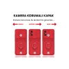 Newface Xiaomi Redmi 12C Kılıf Zuma Kartvizitli Yüzüklü Silikon