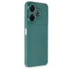 Newface Xiaomi Redmi 13 4G Kılıf Auto Focus Karbon Kapak - Koyu Yeşil