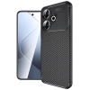Newface Xiaomi Redmi 13 4G Kılıf Auto Focus Karbon Kapak - Siyah