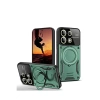 Newface Xiaomi Redmi 13 4G Kılıf Joy Lens Standlı Kapak - Koyu Yeşil