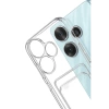 Newface Xiaomi Redmi 13 4G Kılıf Kart Şeffaf Silikon - Şeffaf