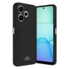 Newface Xiaomi Redmi 13 4G Kılıf Kelvin Kartvizitli Silikon - Siyah